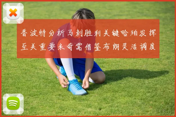 香波特分析马刺胜利关键哈珀发挥至关重要米奇需借鉴布朗灵活调度